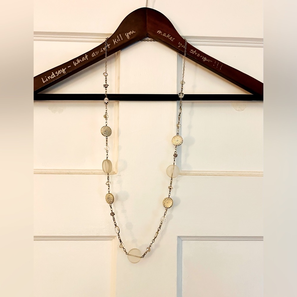 Elegant Gold and Silver Necklace